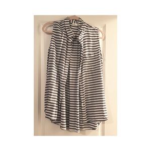 Blue and White Stripped Cami